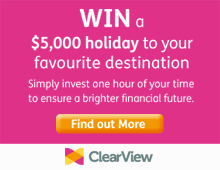 Win a $5000 holiday with ClearView